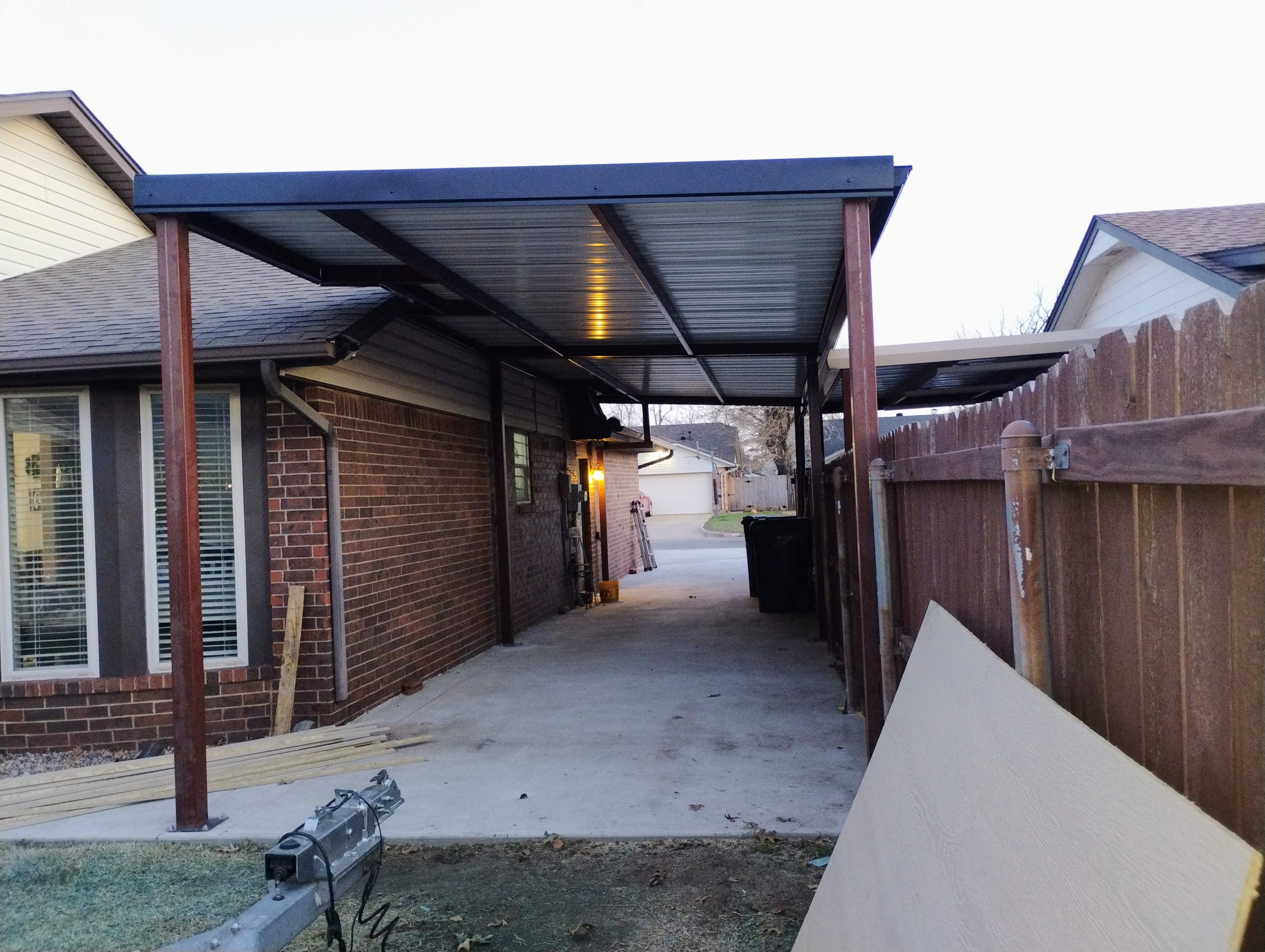 Forever Carports add-on project